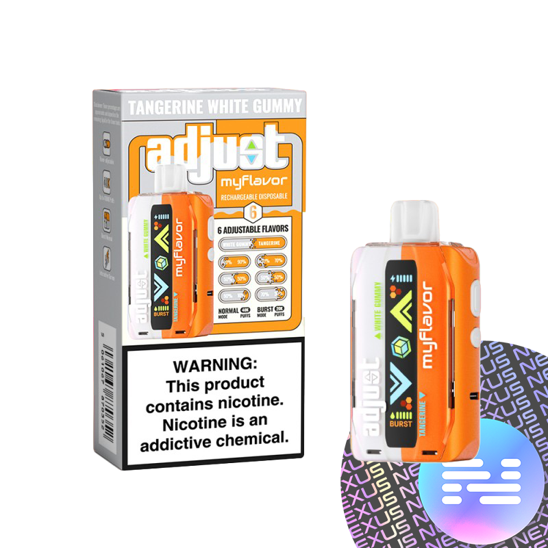 Tangerine White Gummy Adjust MyFlavor 40000 Disposable Vape