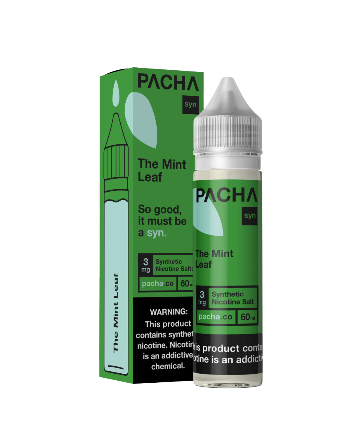 Pacha E-Liquid 60 ML Vape Juice - The Mint Leaf