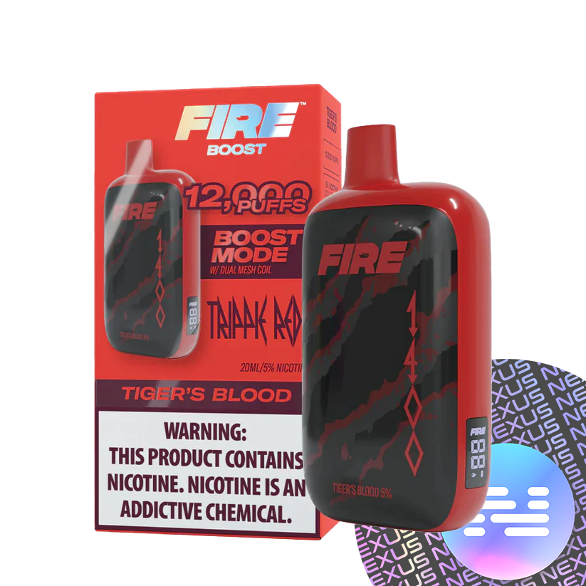 Tiger's Blood FIRE Boost 12000 Puff Disposable Vape