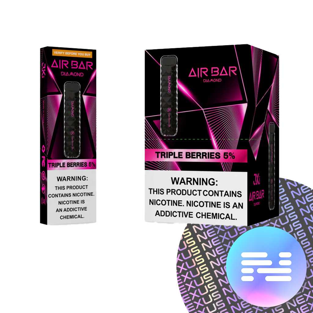 💟 Triple Berries Air Bar Diamond Disposable Vape 500 Puff