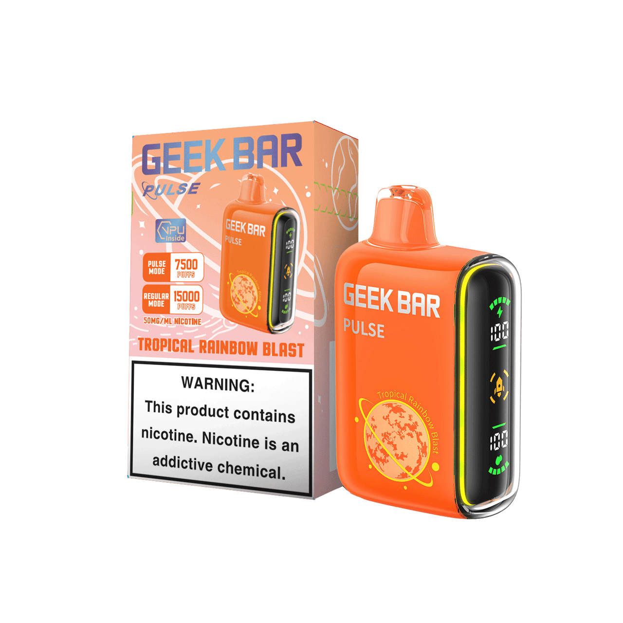 Tropical Rainbow Blast Geek Bar Pulse Disposable