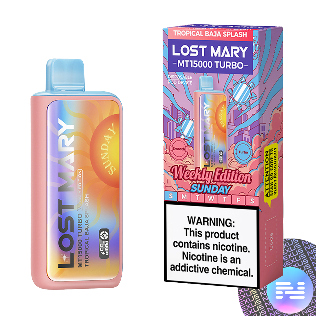 Tropical Baja Splash Lost Mary MT15000 Turbo Disposable Vape