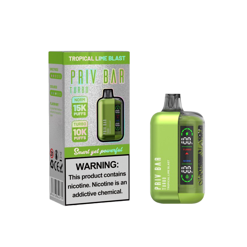 Priv Bar 15000 Disposable Vape Tropical Lime Blast