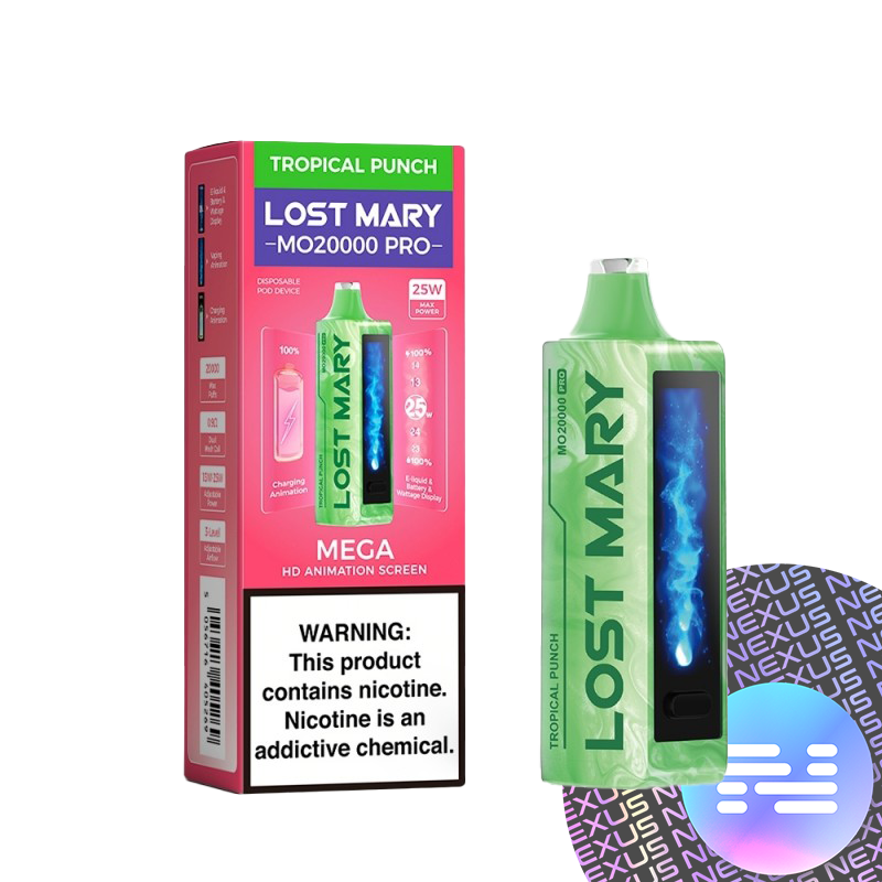 Tropical Punch Lost Mary MO20000 PRO Disposable Vape