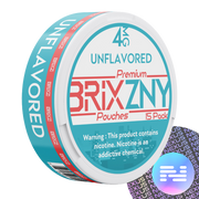 Unflavored 4 MG BRIXZNY Nicotine Pouches