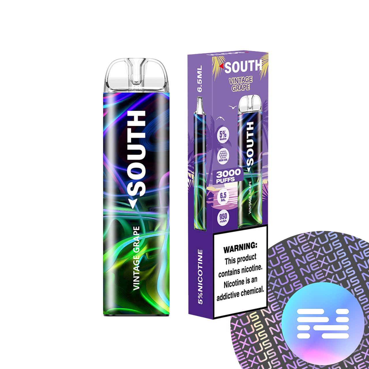 Vintage Grape South 3000 Disposable Vape