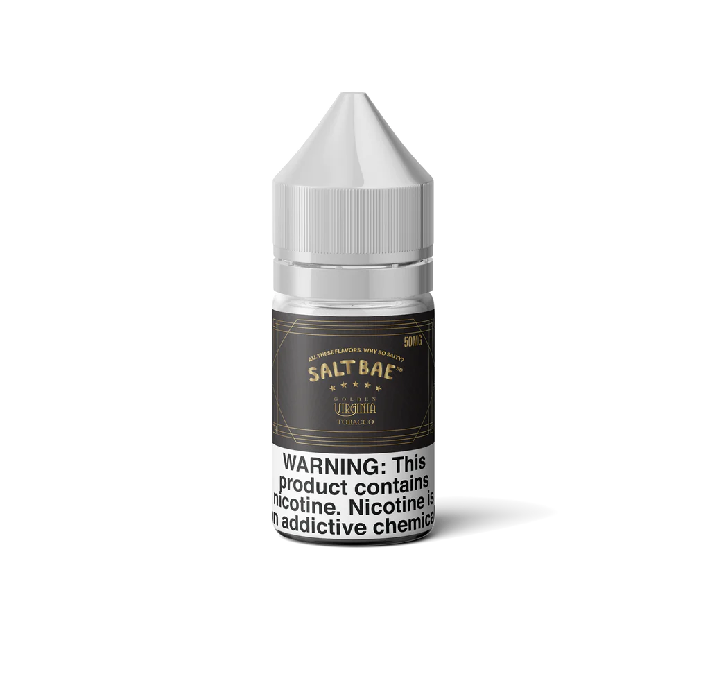 Salt Bae 50 Salt Nic E-Liquid Vape Juice - Virginia Tobacco