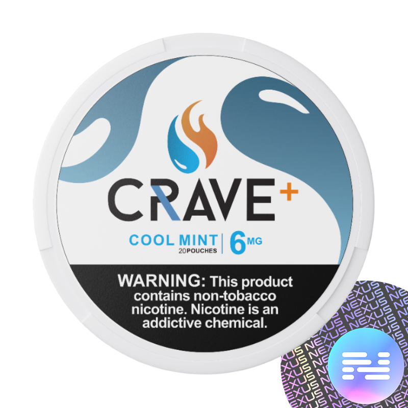 Cool Mint 6MG Crave Plus Nicotine Pouches