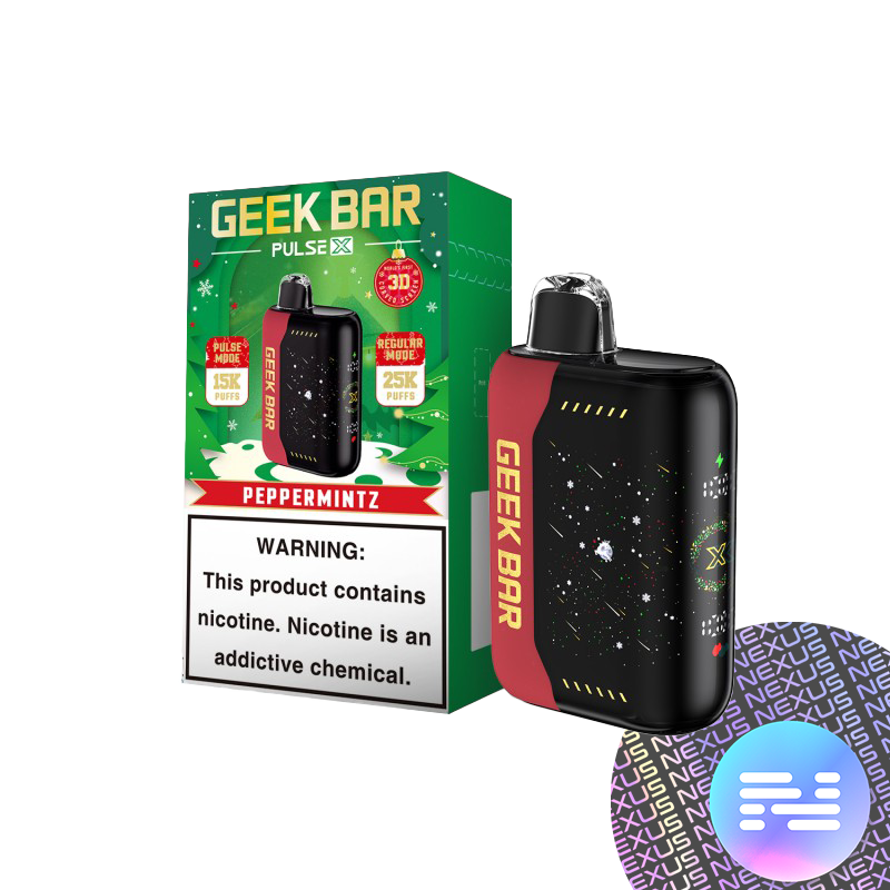 Geek Bar Pulse X 25000 Christmas Edition Peppermintz