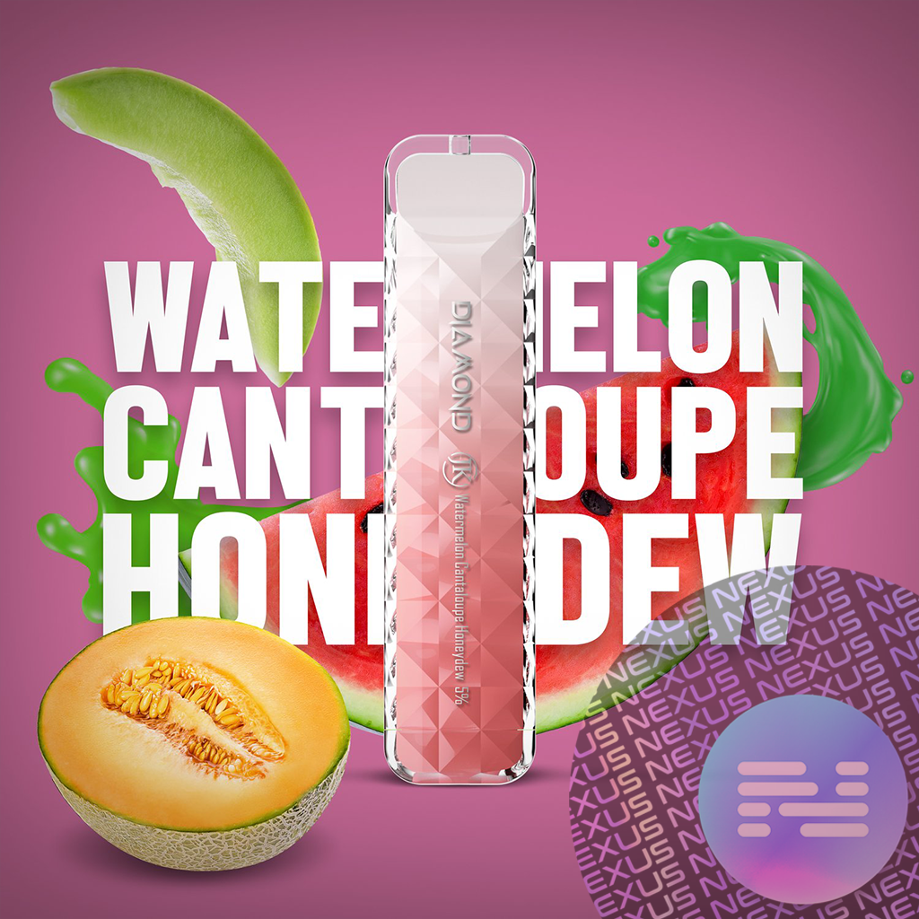 Watermelon Cantaloupe Honeydew Air Bar Diamond Disposable Vape 500 Puff