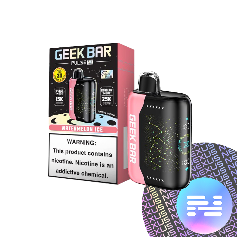 Watermelon Ice Geek Bar Pulse X 25000 Disposable Vape