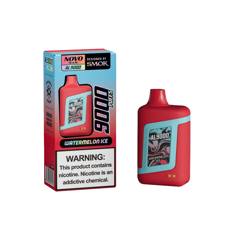 NOVO Bar AL9000 9000 Puffs Disposable Vape - Watermelon Ice