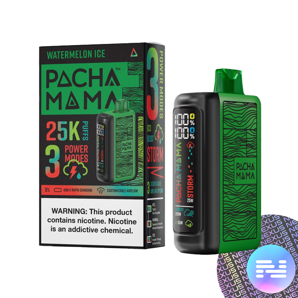 Watermelon Ice Pachamama 25000 Disposable Vape