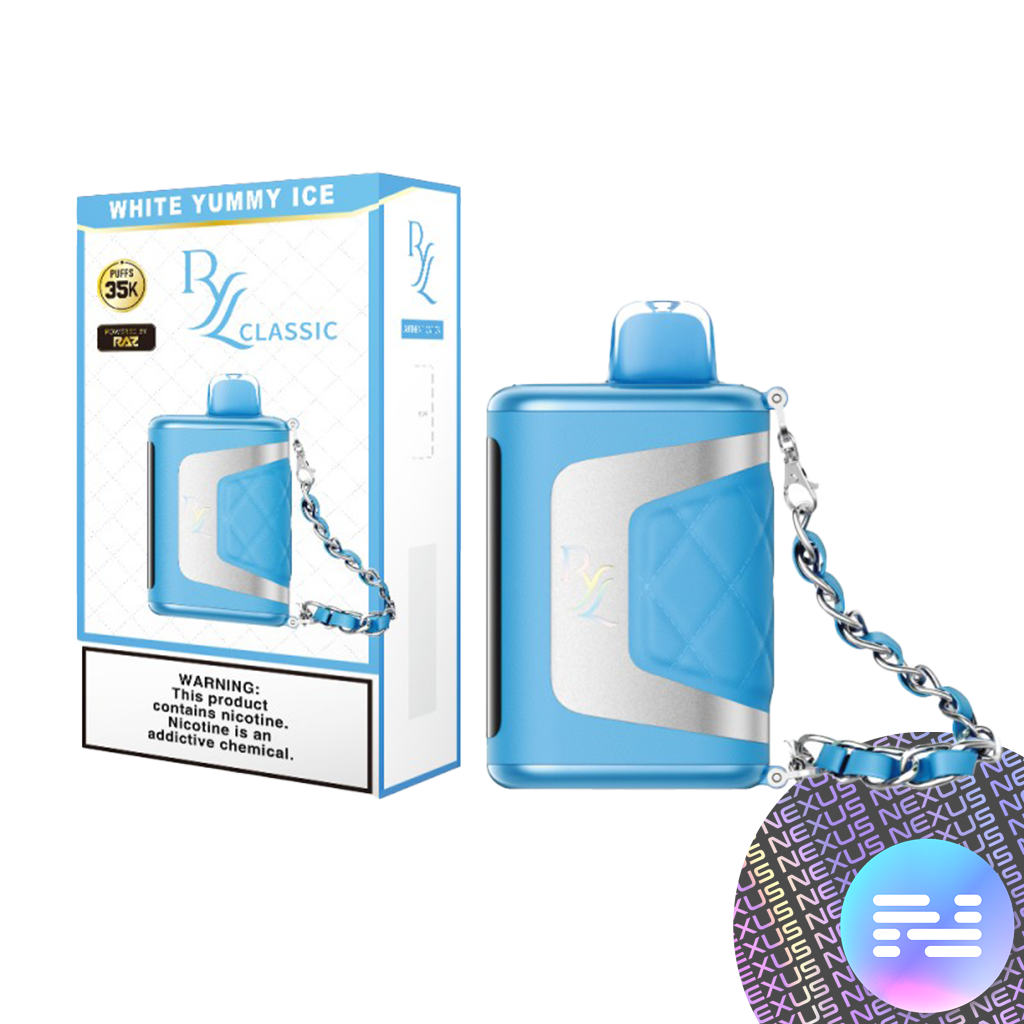 White Yummy Ice RYL Classic 35000 Disposable Vape