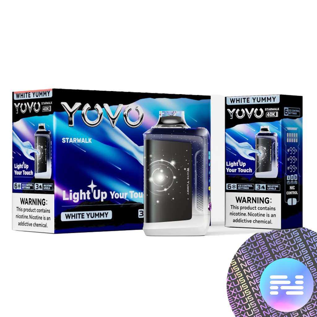 White Yummy YOVO STARWALK 40000 Disposable Vape