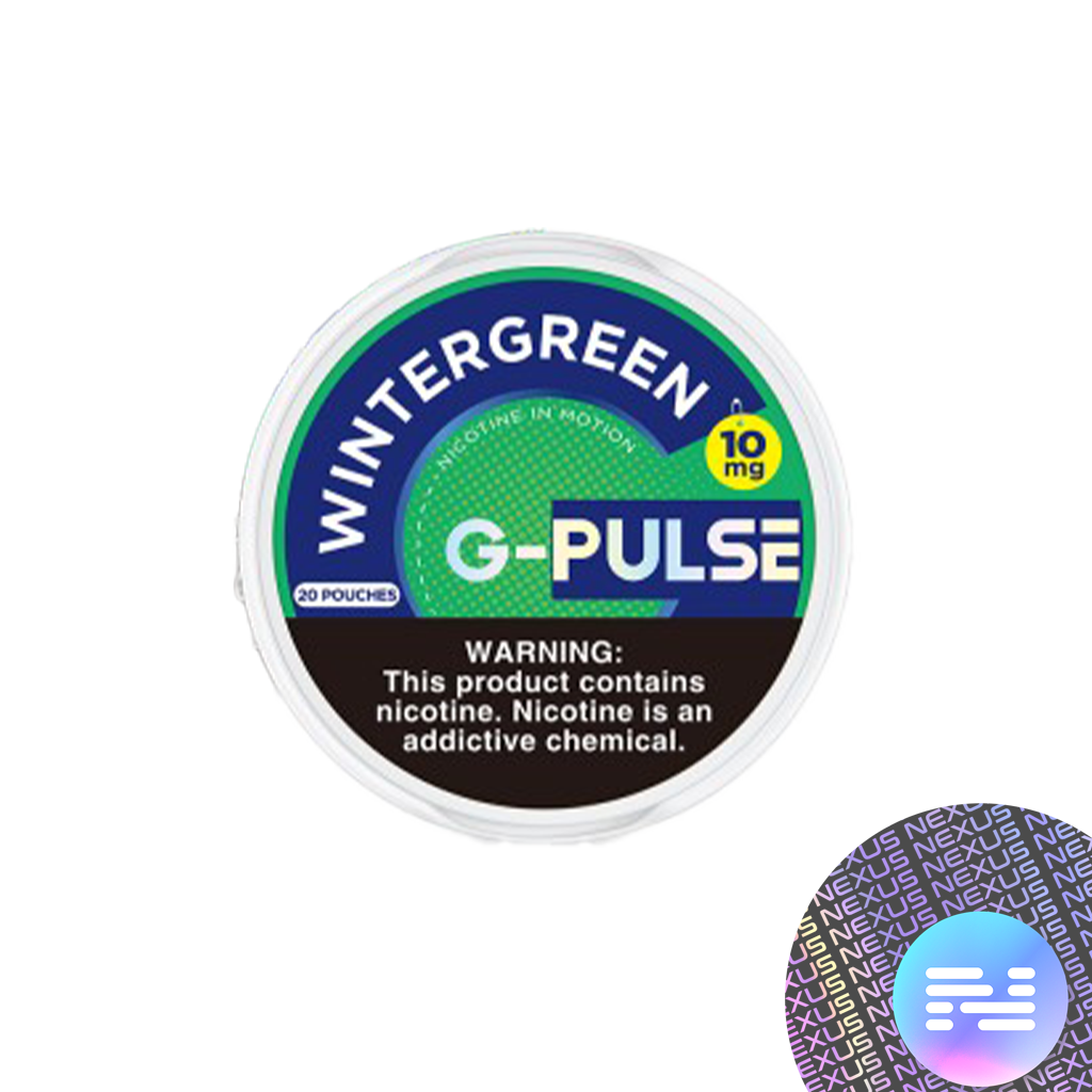 Wintergreen G PULSE Nicotine Pouches