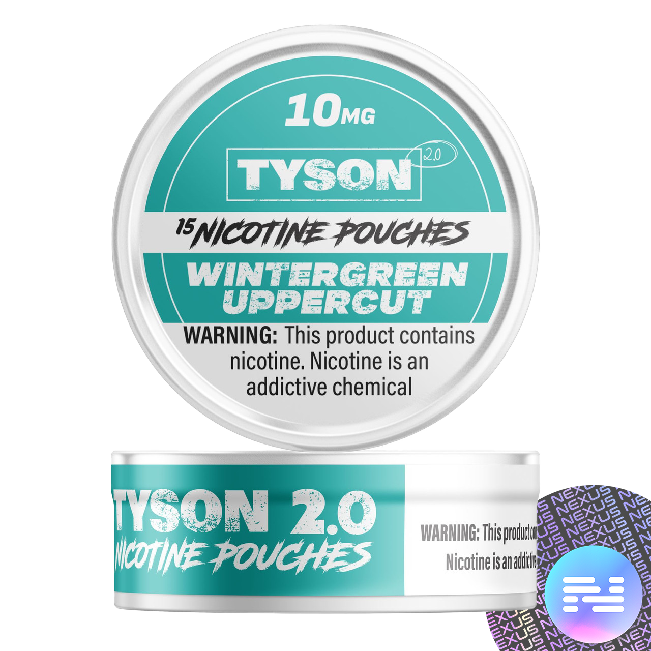 Wintergreen Uppercut 10MG Tyson 2.0 Nicotine Pouches