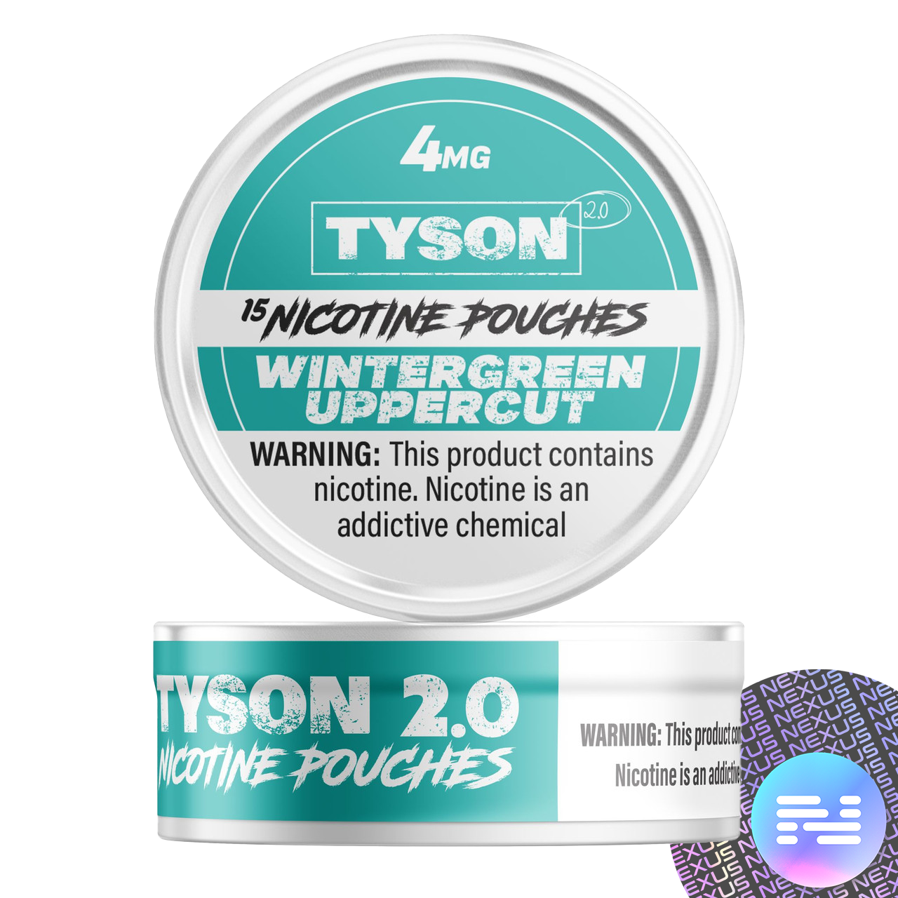 Wintergreen Uppercut 4MG Tyson 2.0 Nicotine Pouches