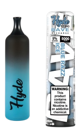 Hyde Retro RAVE Recharge 5000 Blue Razz Ice