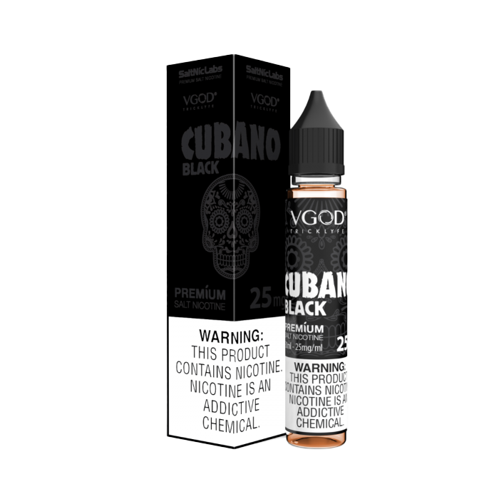 VGOD Salt Nic Cubano Black