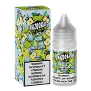 Bazooka Sour Straws 30 ML Green Apple Ice