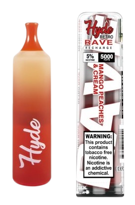 Hyde Retro RAVE Recharge 5000 Mango Peaches and Cream