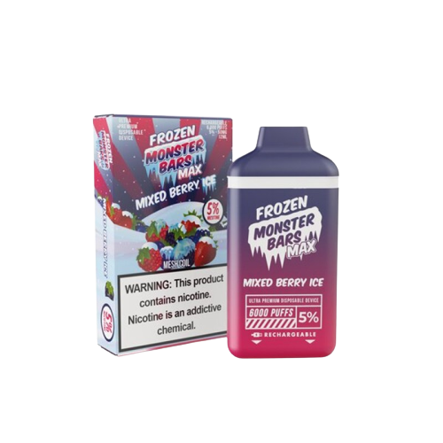 Monster Bar 6000 5% Disposable Mixed Berry Ice