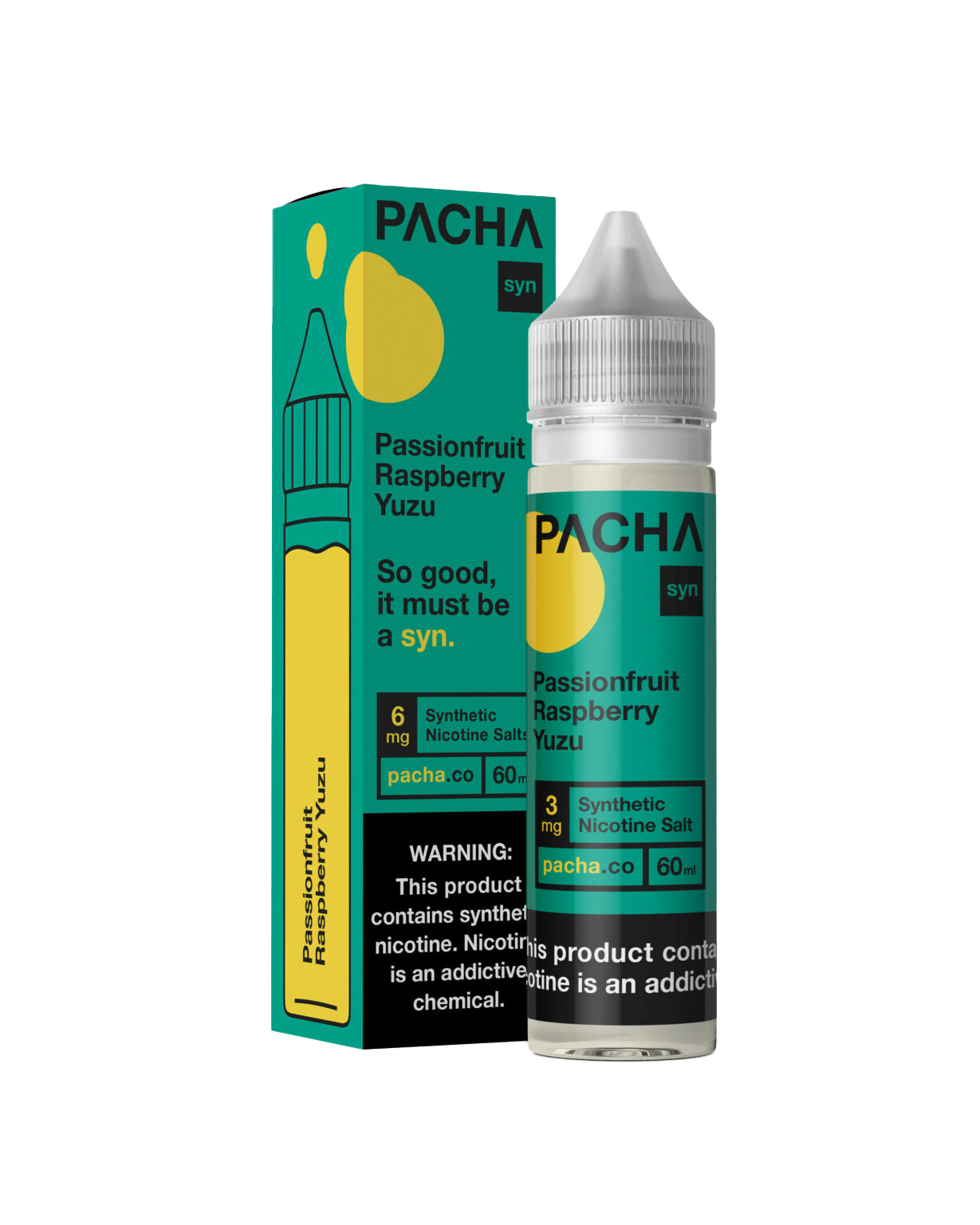 Pacha 60 ML E-Liquid Passionfruit Raspberry Yuzu