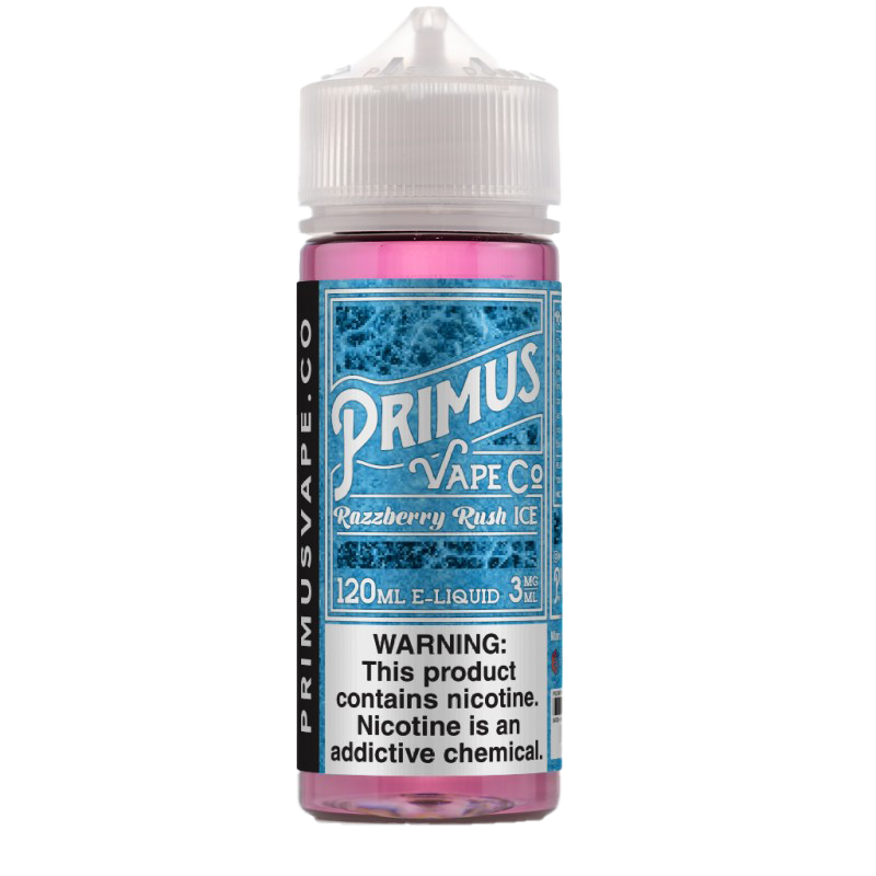 Primus Vape Co E-Liquid 120 ML Razzberry Rush Ice