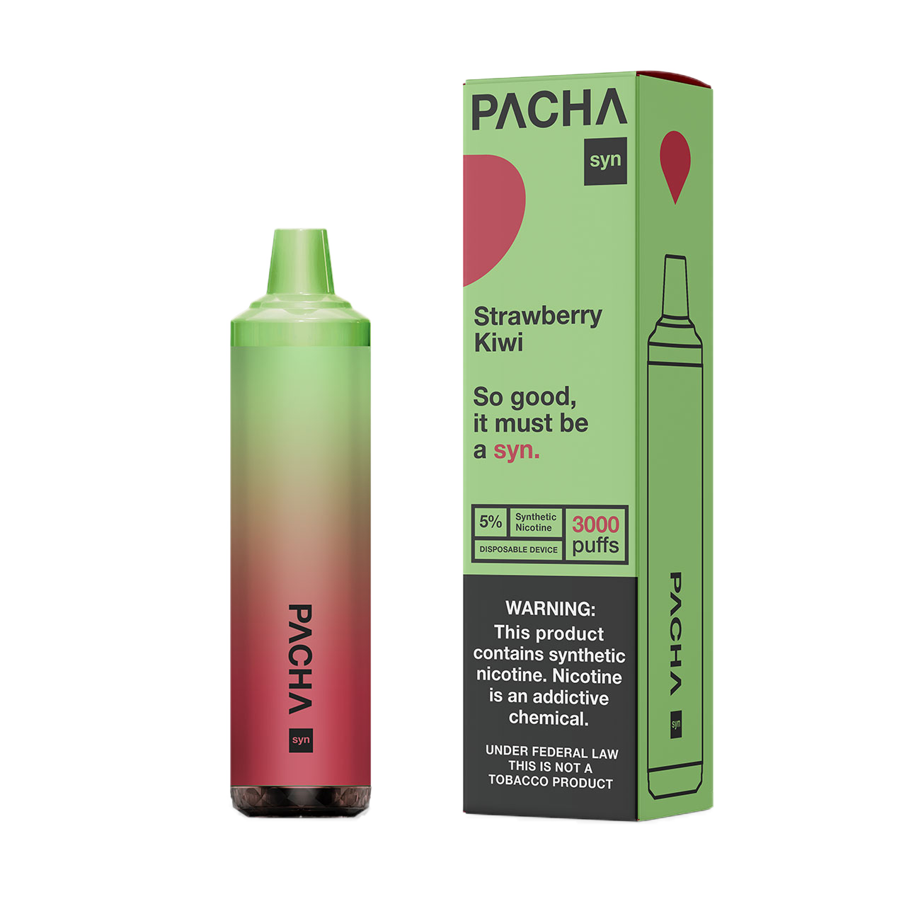 Pacha Mama 3000 Strawberry Kiwi