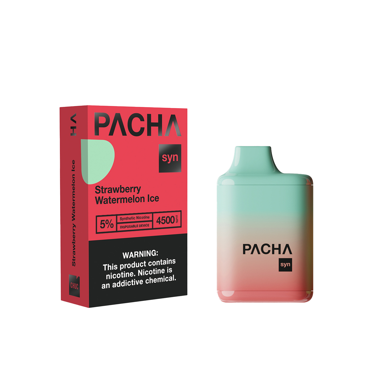 Pacha Mama 4500 Strawberry Watermelon Ice