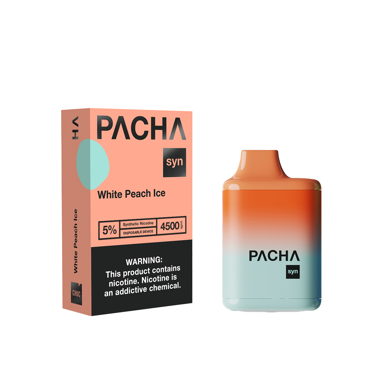 Pacha Mama 4500 White Peach Ice