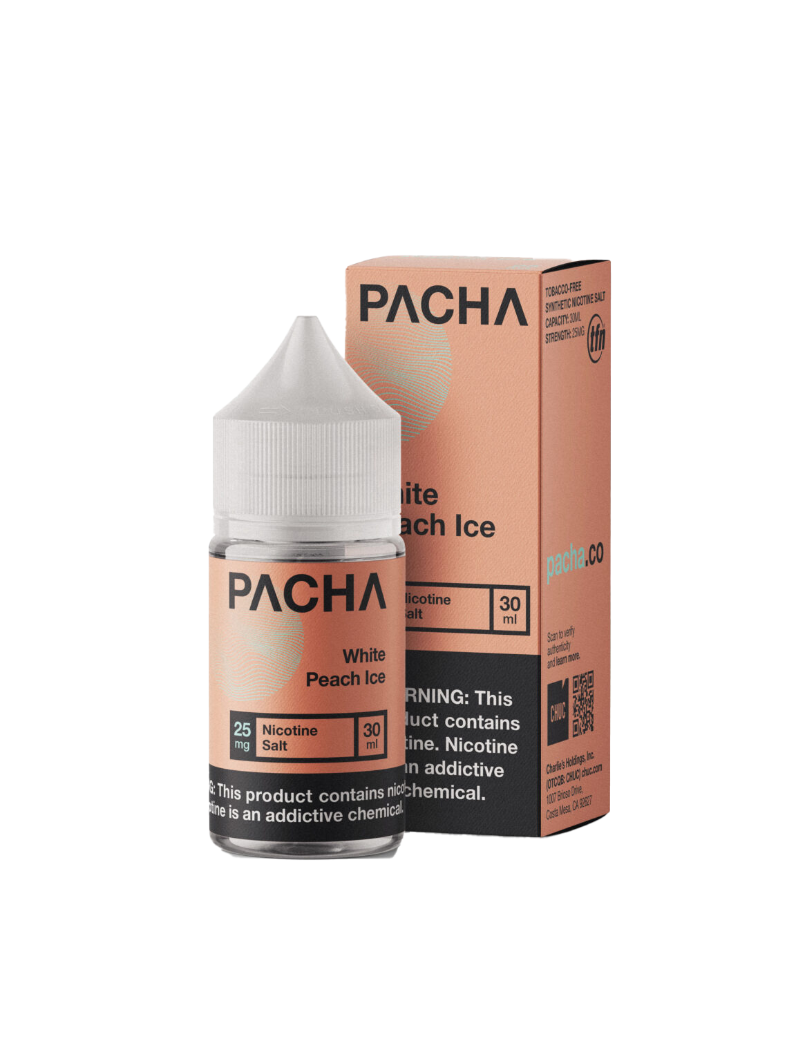 Pacha 30ML E-Liquid White Peach Ice