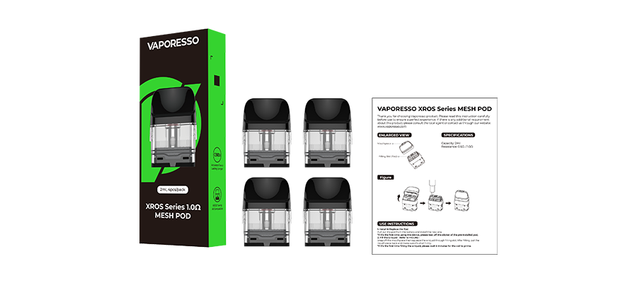 Vaporesso XROS Series Pods - 4 Pack 1.0