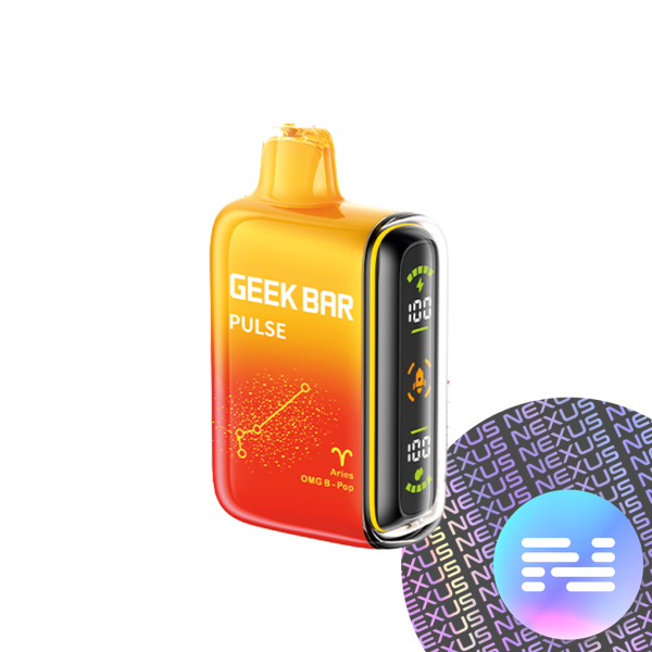 OMG B POP Geek Bar Pulse Disposable Vape 15000 Puff