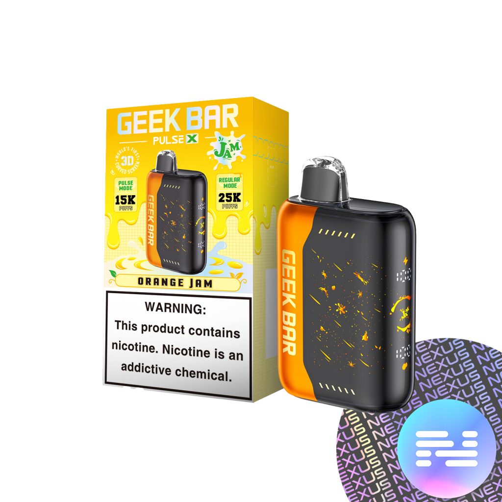 Orange Jam Pulse X Geek Bar Pulse X 25K Peach Jam - Hi-Life Smoke Shop  Australia Geek Bar Orange Jam