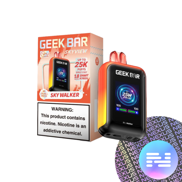 what flavor is sky walker geek bar Sky Walker Geek Bar Skyview 25000 Disposable Vape