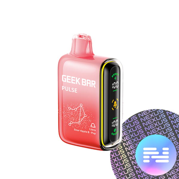 Sour Apple B POP Geek Bar Pulse Disposable Vape 15000 Puff
