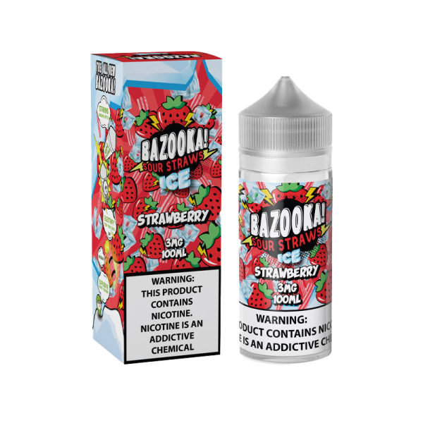Bazooka Sour Straws Vape E-Liquid: 100 ML