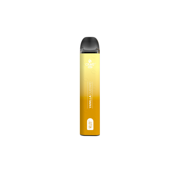 Vanilla Custard CRAVE MAX Disposable Vape 2500 Puff