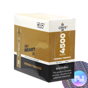 crave virginia tobacco Virginia Tobacco CRAVE MAX Beast 4500 Disposable Vape