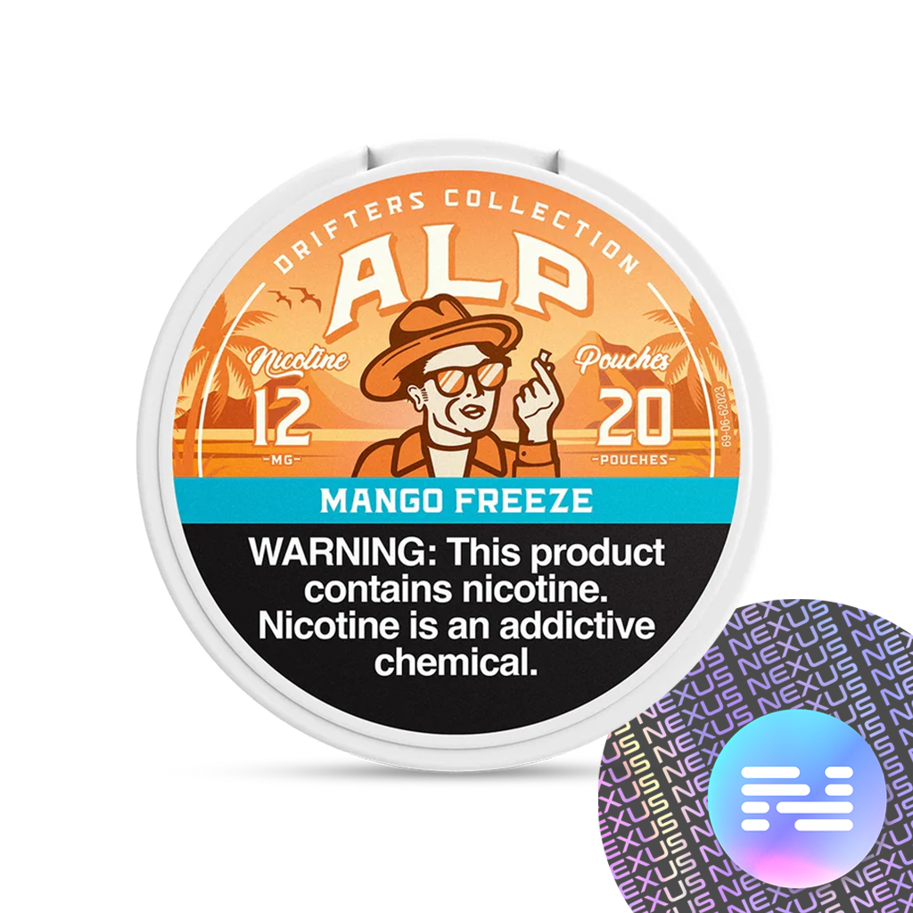 freezing tobacco Mango Freeze ALP Drifters Nicotine Pouches