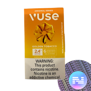 vuse 2.4 golden tobacco 5 4 pack Vuse Golden Tobacco Smart Pods VUSE Alto Golden Tobacco 2.4%