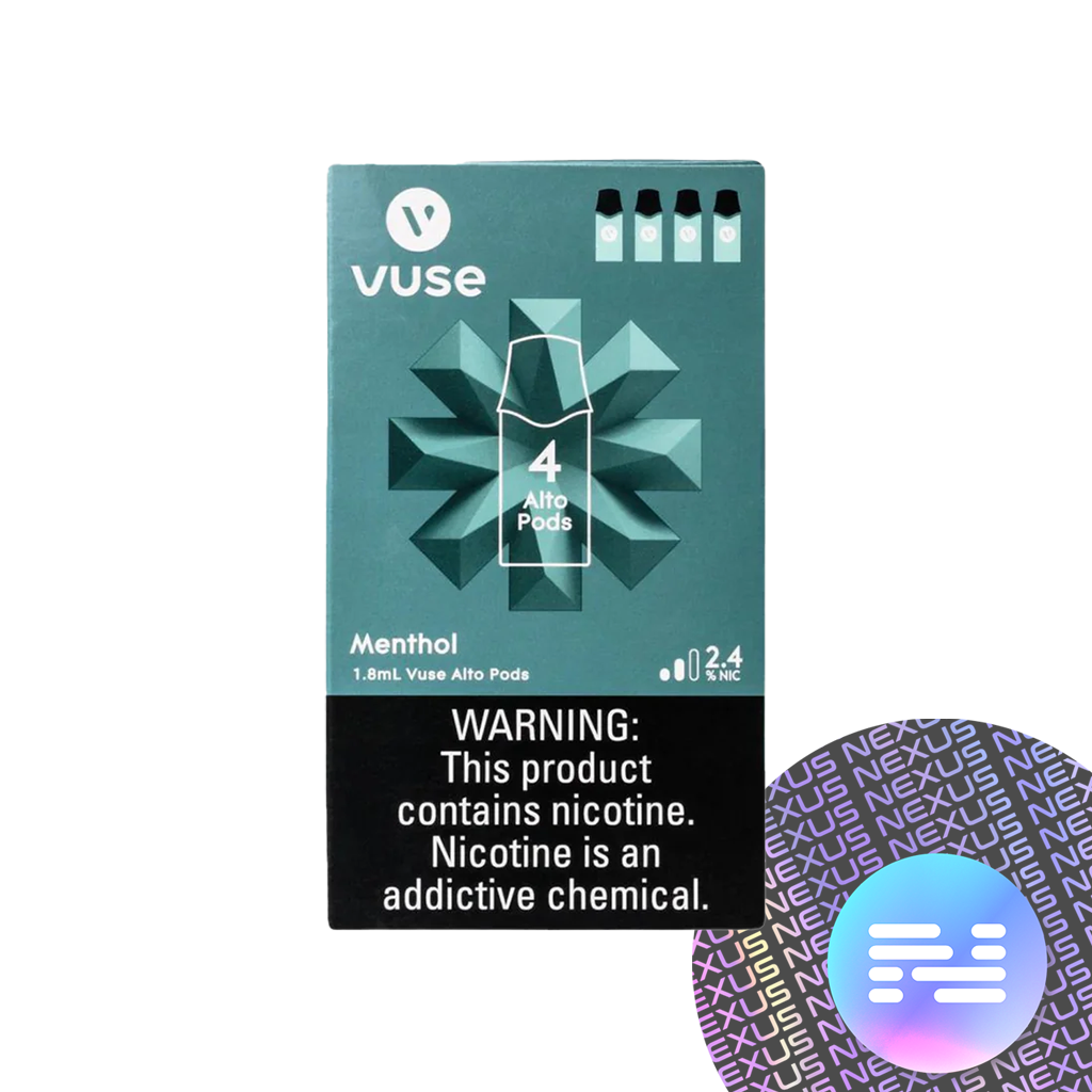 vuse menthol pods 2.4 VUSE Alto Menthol 2.4% – 4 Pack