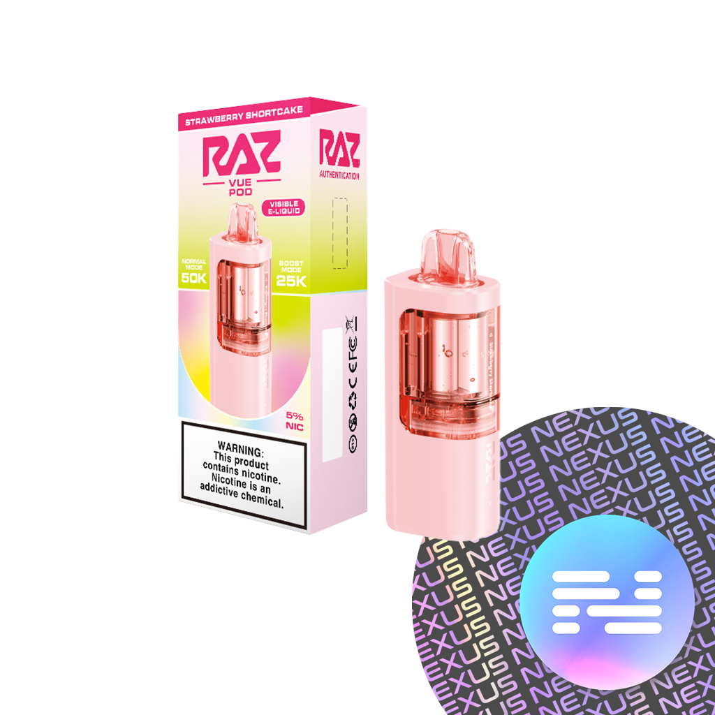 strawberry shortcake raz vape Strawberry Shortcake RAZ VUE 50K Disposable Pods